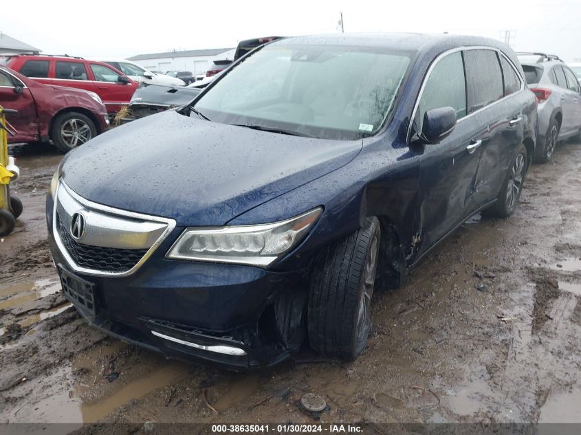 2016 ACURA MDX TECHNOLOGY - 5FRYD4H45GB017764