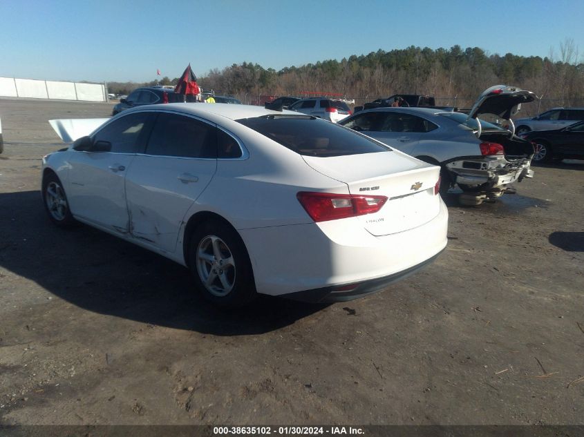2016 CHEVROLET MALIBU LS - 1G1ZB5ST7GF282465