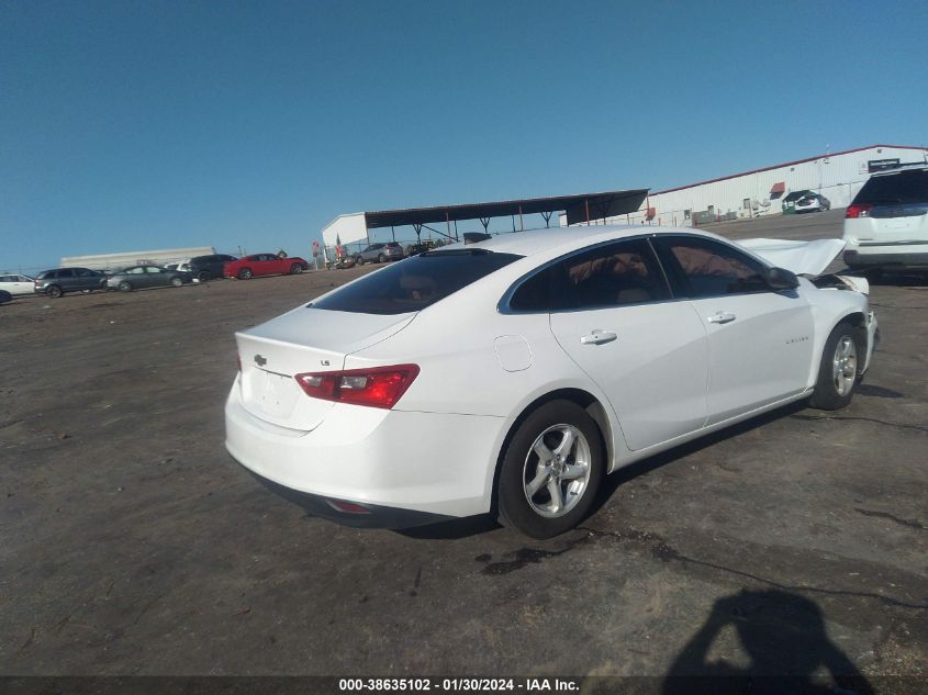 2016 CHEVROLET MALIBU LS - 1G1ZB5ST7GF282465