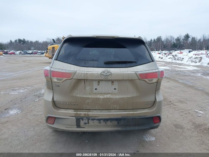 2016 TOYOTA HIGHLANDER LE V6 - 5TDBKRFH6GS276730