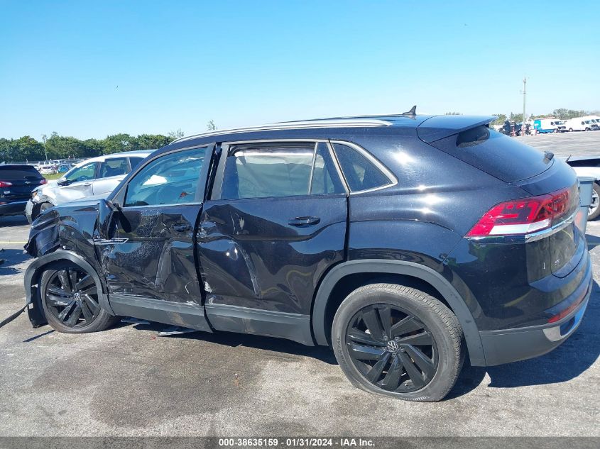 2022 VOLKSWAGEN ATLAS CROSS SPORT 2.0T SE W/TECHNOLOGY - 1V2WC2CAXNC200101