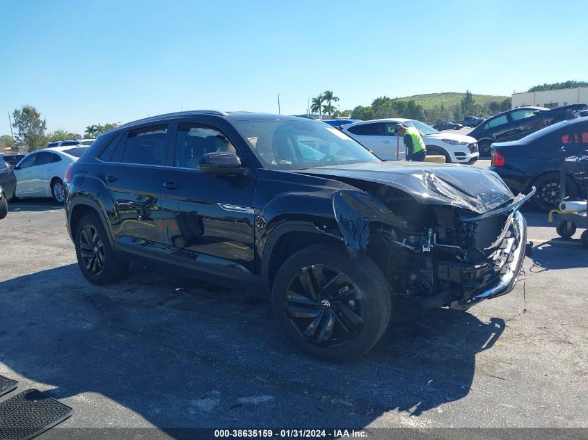 2022 VOLKSWAGEN ATLAS CROSS SPORT 2.0T SE W/TECHNOLOGY - 1V2WC2CAXNC200101