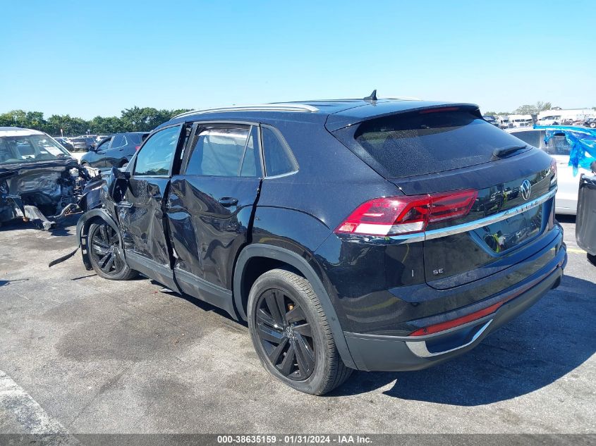 2022 VOLKSWAGEN ATLAS CROSS SPORT 2.0T SE W/TECHNOLOGY - 1V2WC2CAXNC200101