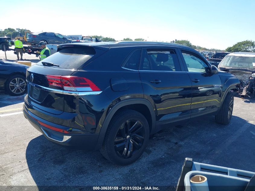 2022 VOLKSWAGEN ATLAS CROSS SPORT 2.0T SE W/TECHNOLOGY - 1V2WC2CAXNC200101