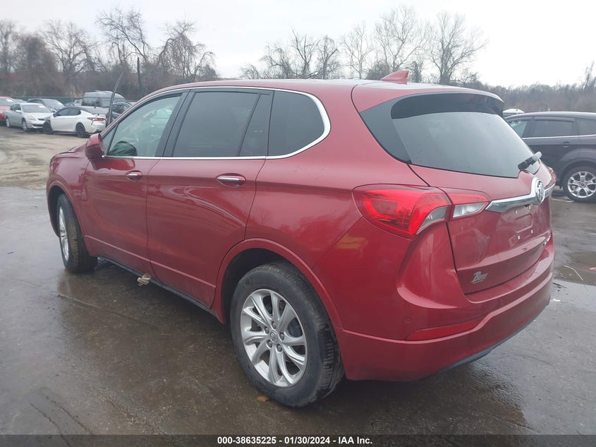 VIN LRBFX1SA9LD097678 2020 BUICK ENVISION PREFERRED