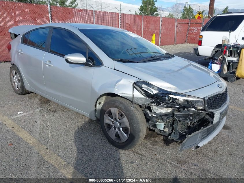 2017 KIA FORTE LX - 3KPFK4A73HE077648