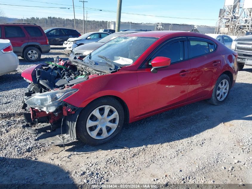 2015 MAZDA MAZDA3 I SPORT - 3MZBM1U77FM158834