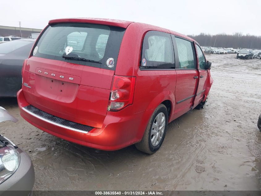 2014 DODGE GRAND CARAVAN SE - 2C4RDGBG9ER194779