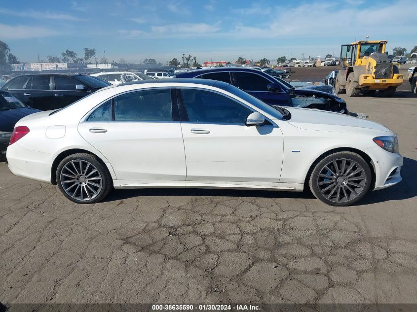 2016 MERCEDES-BENZ S 550 PLUG-IN HYBRID - WDDUG6DB0GA267435