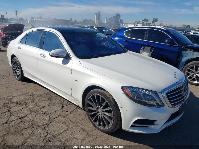 2016 MERCEDES-BENZ S 550 PLUG-IN HYBRID - WDDUG6DB0GA267435