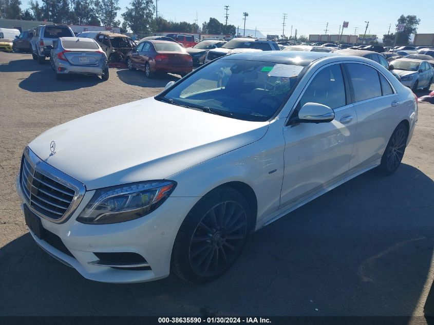 2016 MERCEDES-BENZ S 550 PLUG-IN HYBRID - WDDUG6DB0GA267435