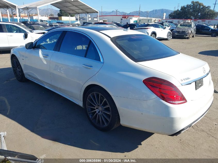 2016 MERCEDES-BENZ S 550 PLUG-IN HYBRID - WDDUG6DB0GA267435