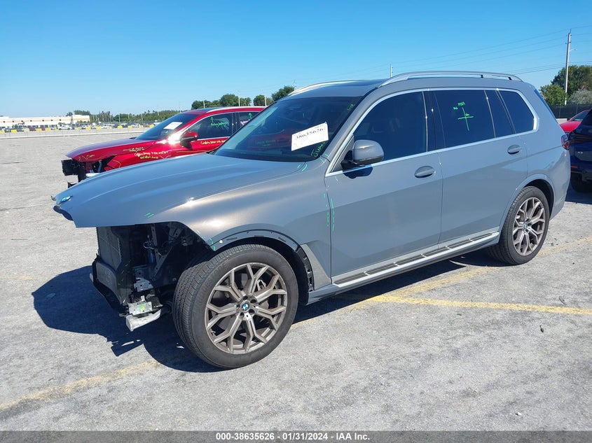 VIN 5UX23EM01P9N81570 2023 BMW X7 XDRIVE40I