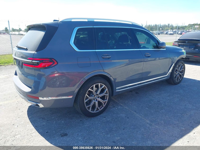 VIN 5UX23EM01P9N81570 2023 BMW X7 XDRIVE40I