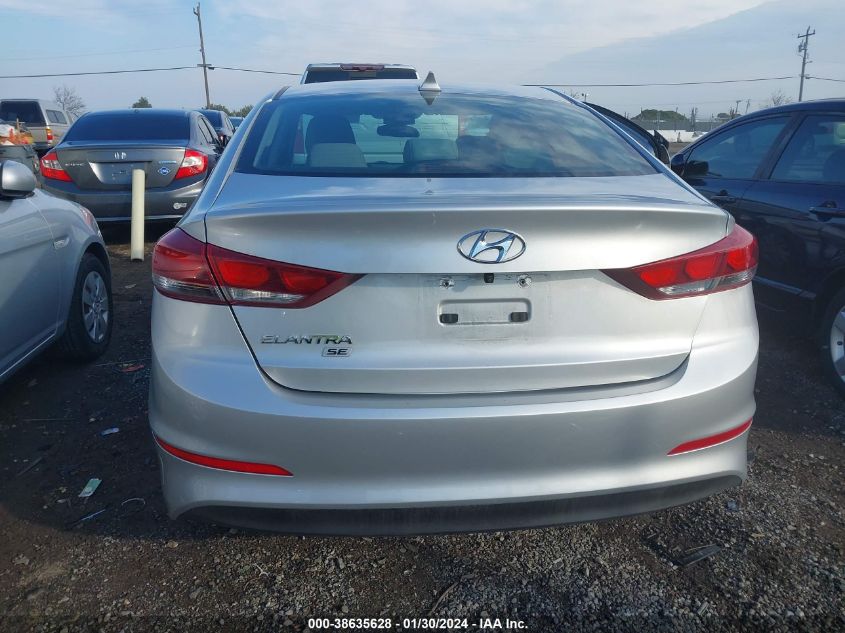 2017 HYUNDAI ELANTRA SE - 5NPD74LF5HH102543