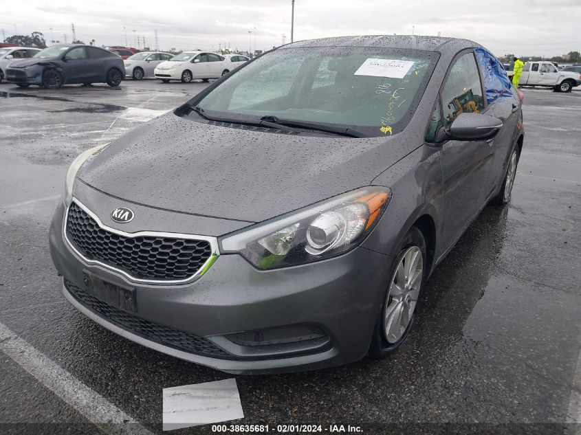 2016 KIA FORTE LX - KNAFX4A69G5509854
