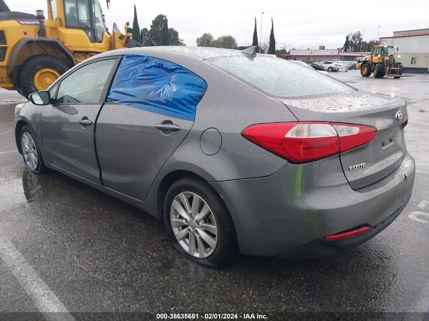 2016 KIA FORTE LX - KNAFX4A69G5509854