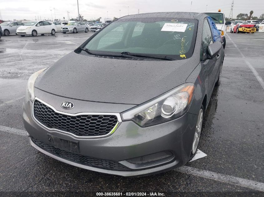 2016 KIA FORTE LX - KNAFX4A69G5509854
