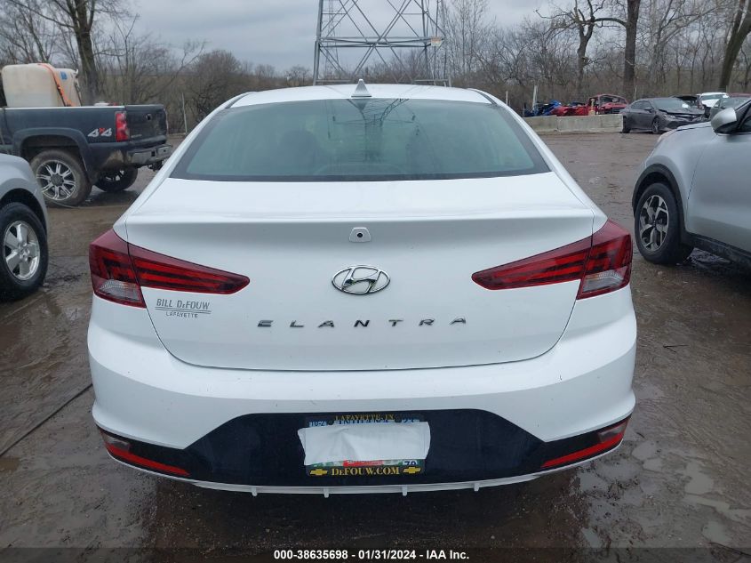 2019 HYUNDAI ELANTRA SEL - 5NPD84LF2KH455925