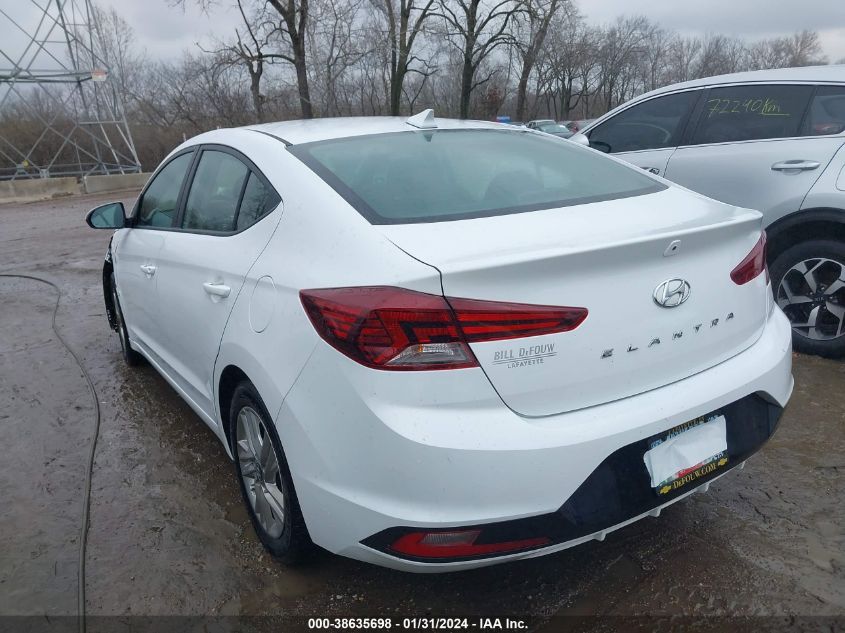 2019 HYUNDAI ELANTRA SEL - 5NPD84LF2KH455925