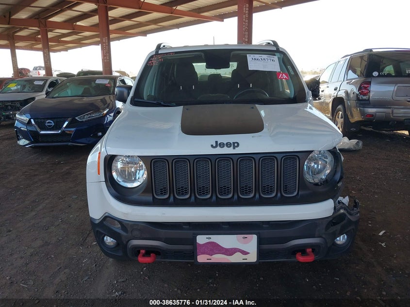 VIN ZACCJBCB7JPH79332 2018 JEEP RENEGADE TRAILHAWK