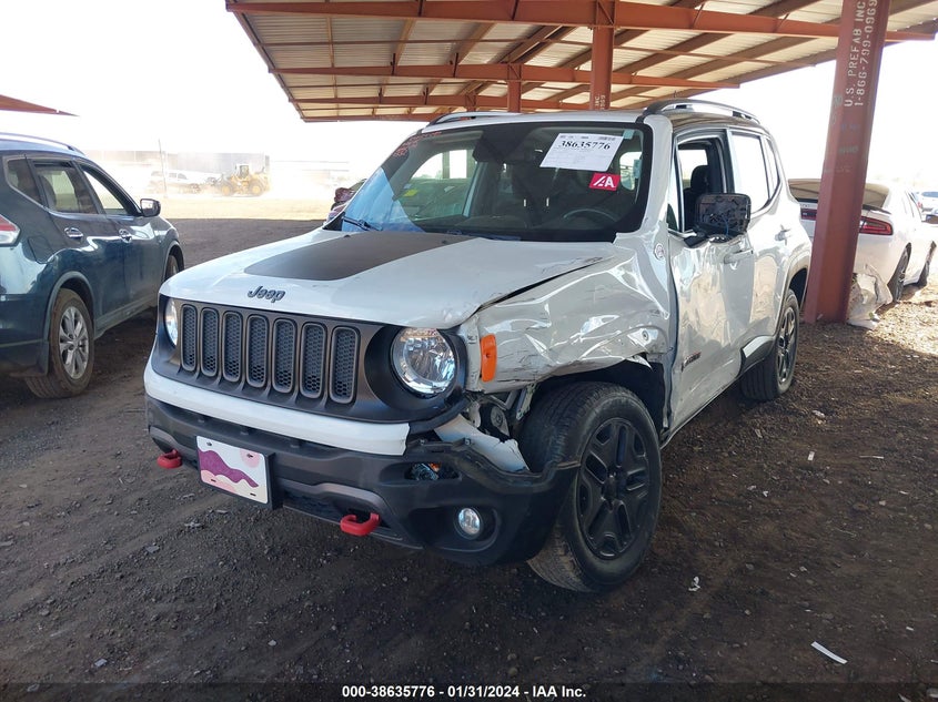VIN ZACCJBCB7JPH79332 2018 JEEP RENEGADE TRAILHAWK