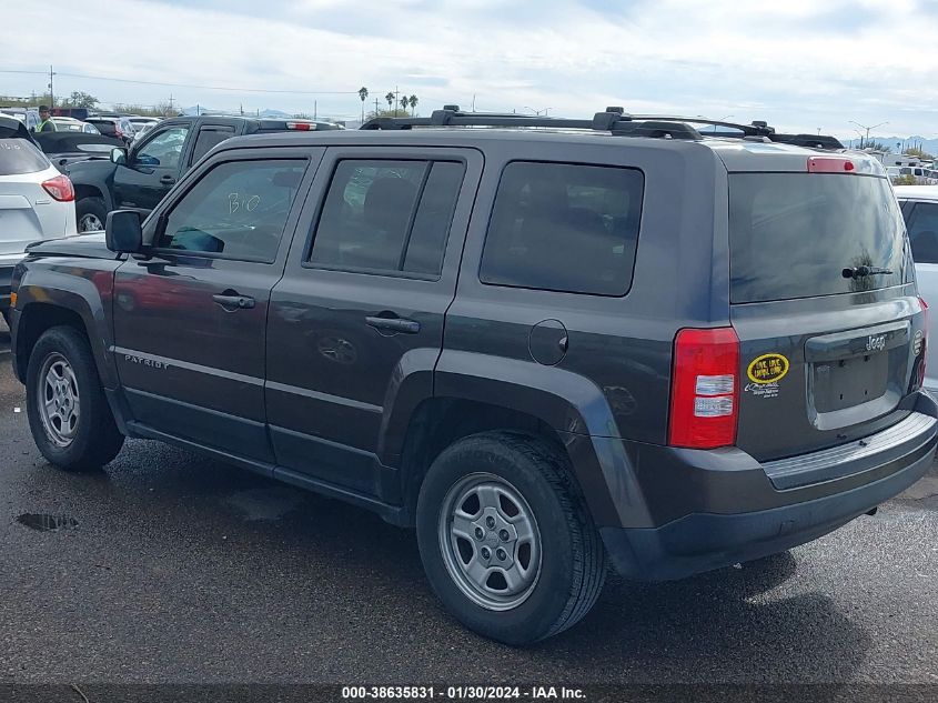 2016 JEEP PATRIOT SPORT - 1C4NJPBB6GD770264