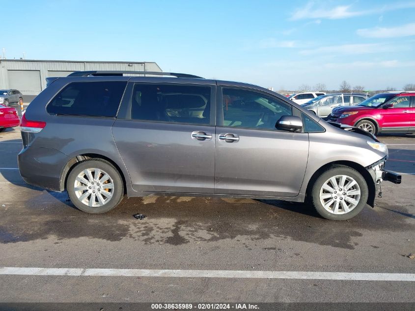 2014 TOYOTA SIENNA LIMITED 7 PASSENGER - 5TDDK3DC2ES088913