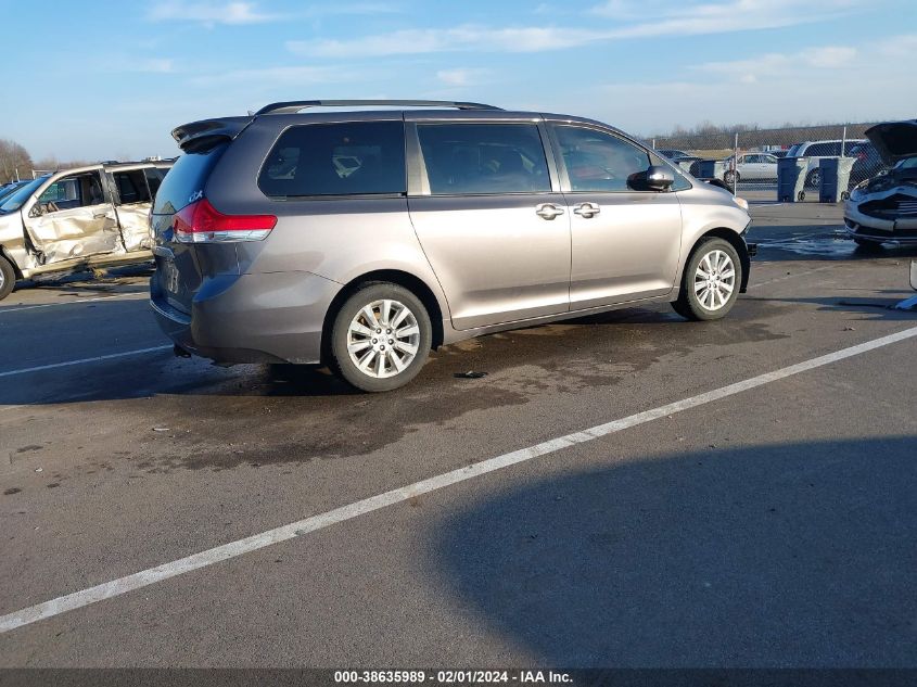 2014 TOYOTA SIENNA LIMITED 7 PASSENGER - 5TDDK3DC2ES088913