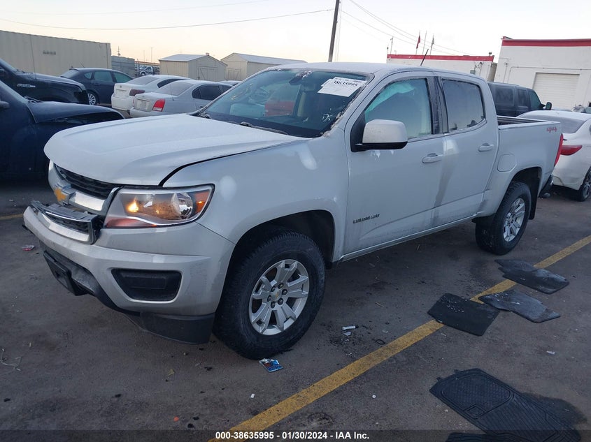 VIN 1GCGTCEN2K1294638 2019 CHEVROLET COLORADO LT