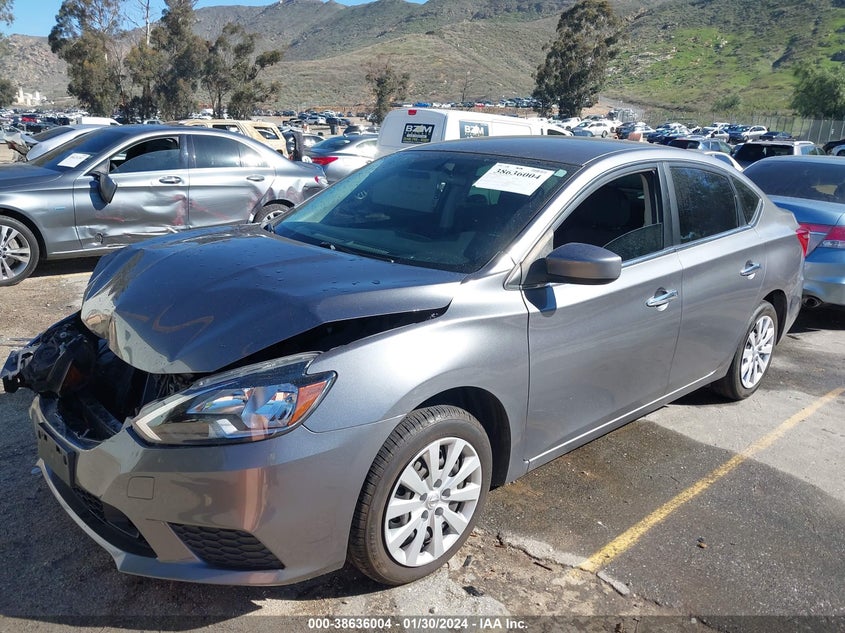 VIN 3N1AB7AP8KY279342 2019 NISSAN SENTRA S