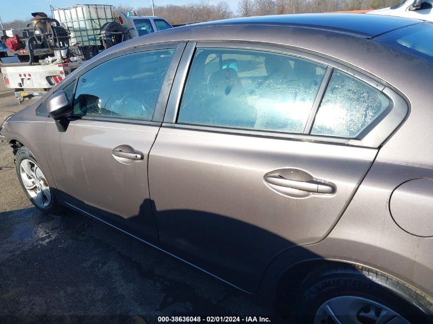 2013 HONDA CIVIC LX - 2HGFB2F53DH598834