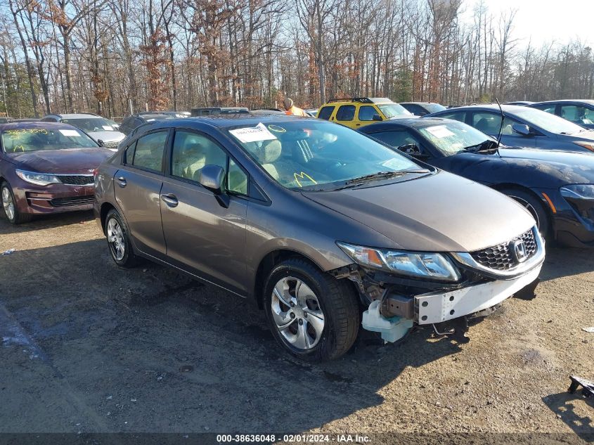 2013 HONDA CIVIC LX - 2HGFB2F53DH598834