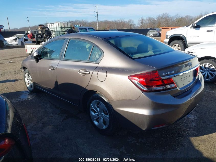 2013 HONDA CIVIC LX - 2HGFB2F53DH598834