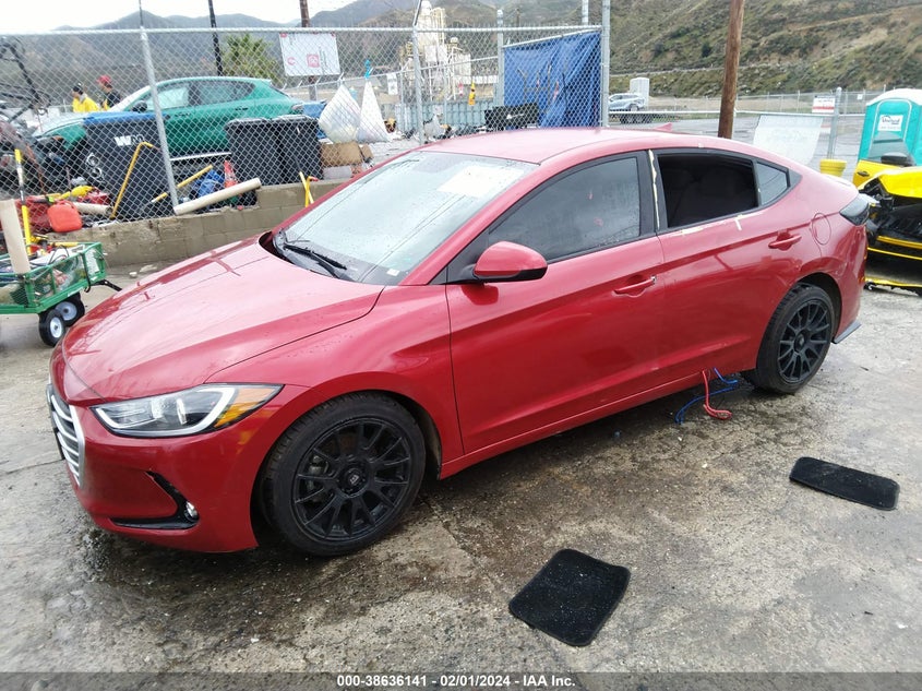 VIN 5NPD84LF6JH326360 2018 HYUNDAI ELANTRA SEL