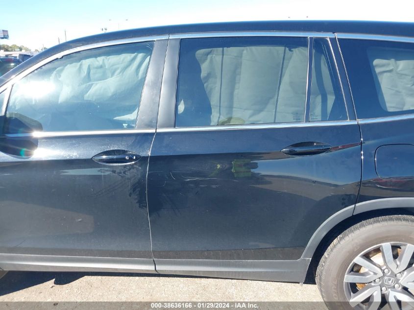 2019 HONDA PILOT EX-L - 5FNYF5H55KB023132