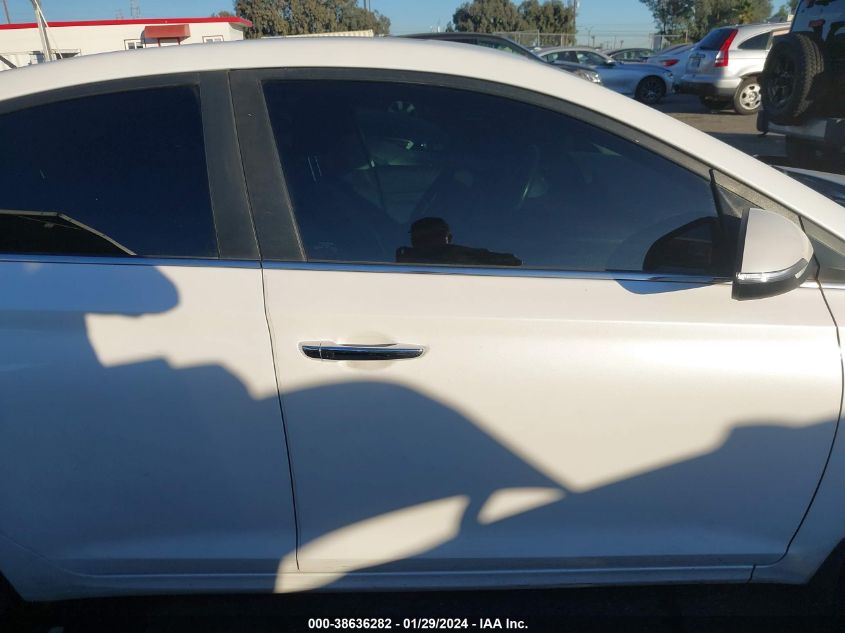 2019 HYUNDAI ACCENT LIMITED - 3KPC34A30KE057992