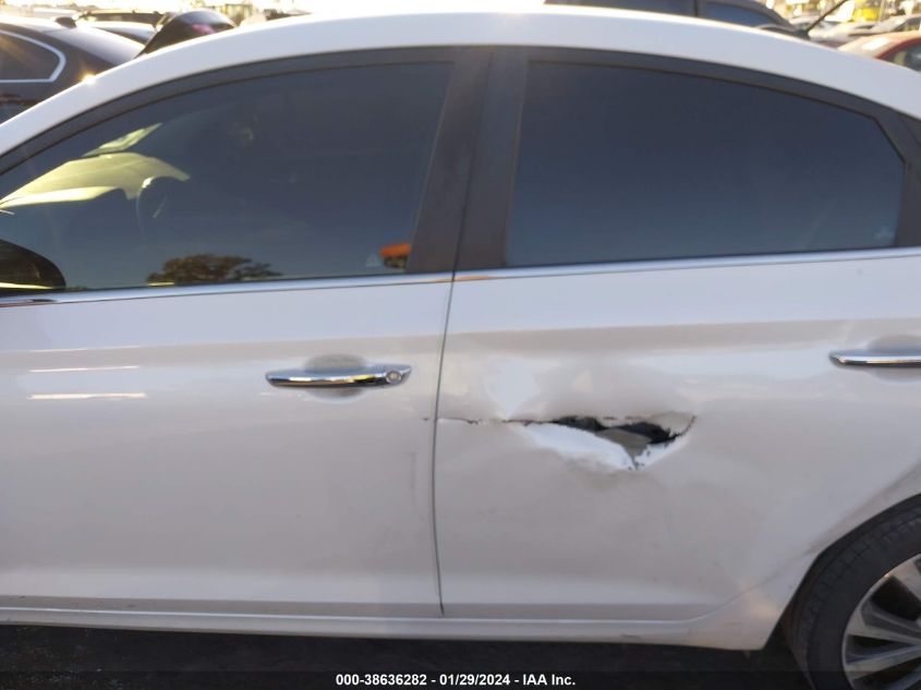 2019 HYUNDAI ACCENT LIMITED - 3KPC34A30KE057992