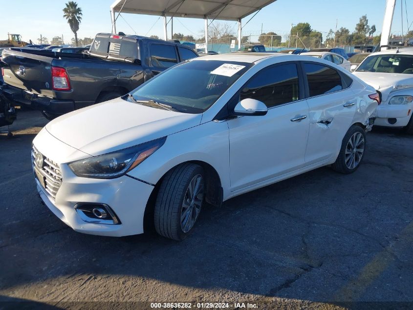 2019 HYUNDAI ACCENT LIMITED - 3KPC34A30KE057992