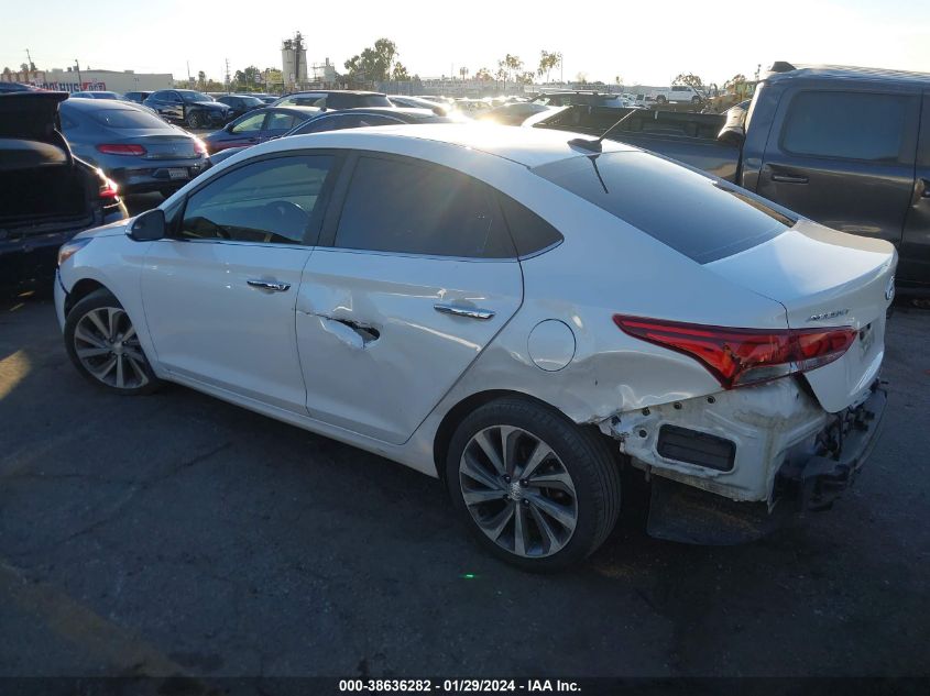 2019 HYUNDAI ACCENT LIMITED - 3KPC34A30KE057992