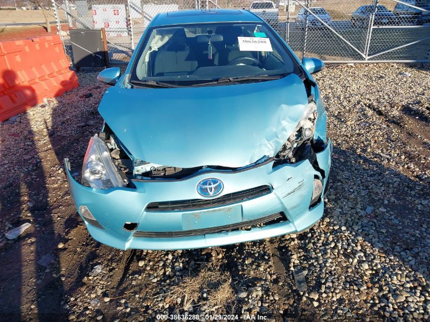 2013 TOYOTA PRIUS C THREE - JTDKDTB37D1038363