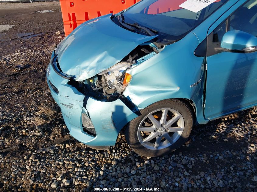 2013 TOYOTA PRIUS C THREE - JTDKDTB37D1038363