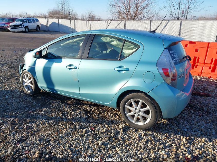 2013 TOYOTA PRIUS C THREE - JTDKDTB37D1038363