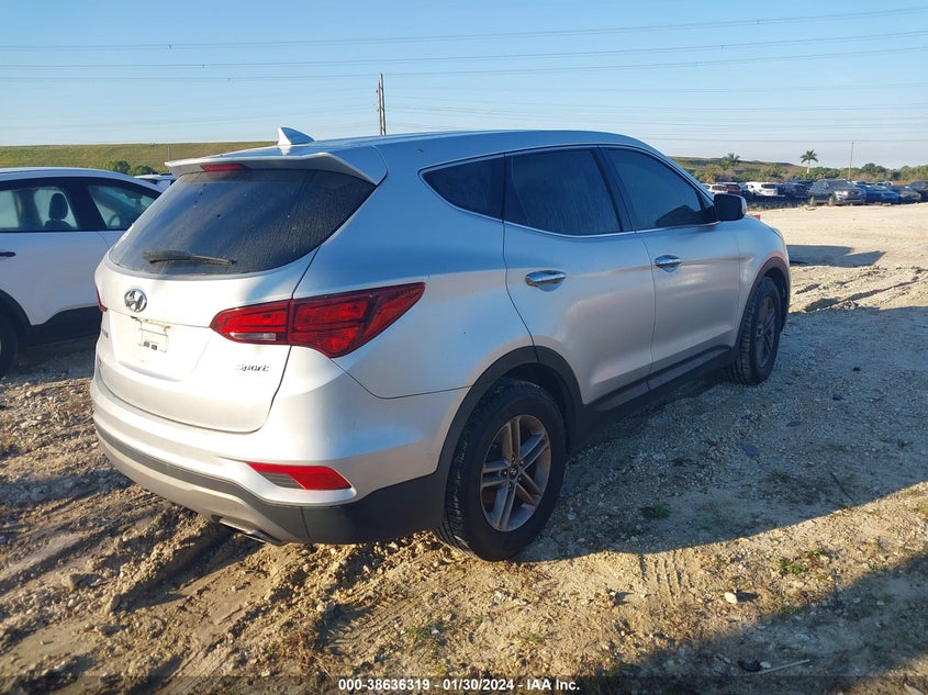 VIN 5XYZT3LBXHG458146 2017 HYUNDAI SANTA FE SPORT 2.4L