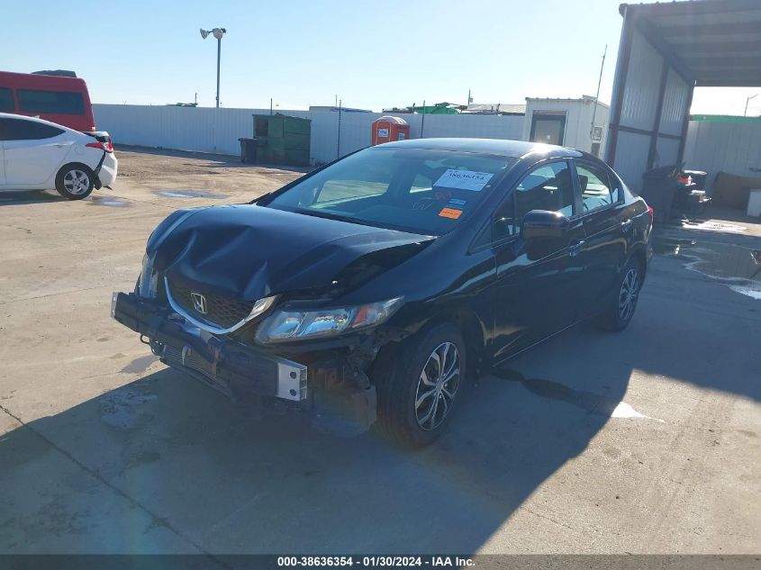 2015 HONDA CIVIC LX - 19XFB2F54FE111671