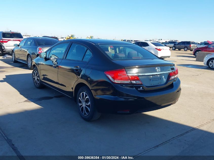 2015 HONDA CIVIC LX - 19XFB2F54FE111671