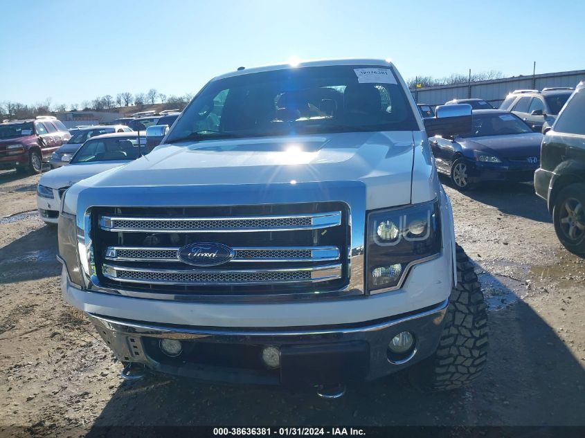 2013 FORD F-150 LARIAT - 1FTFW1EF7DFA24424