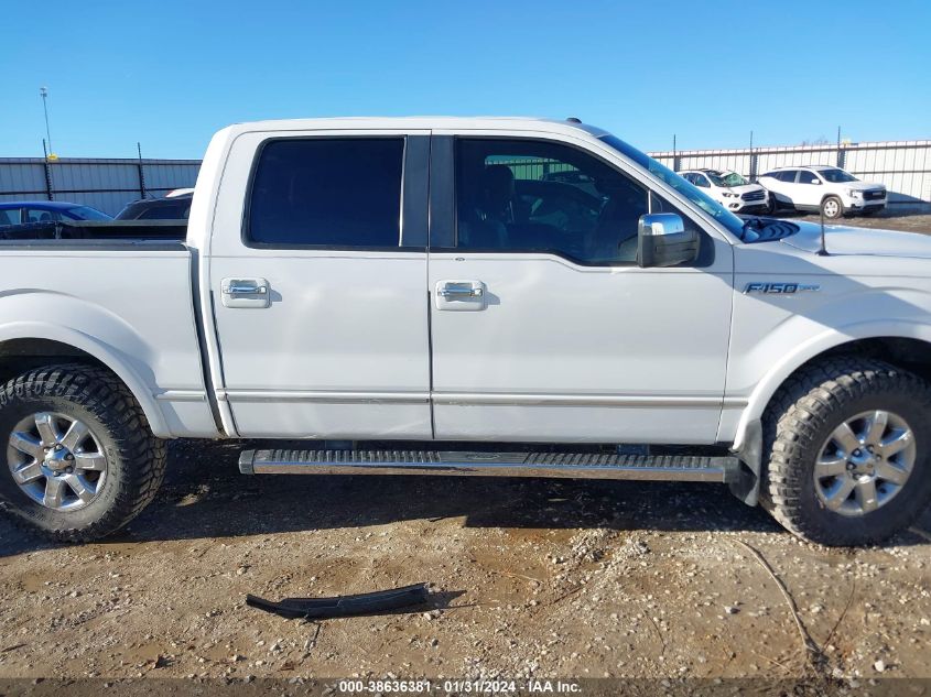 2013 FORD F-150 LARIAT - 1FTFW1EF7DFA24424