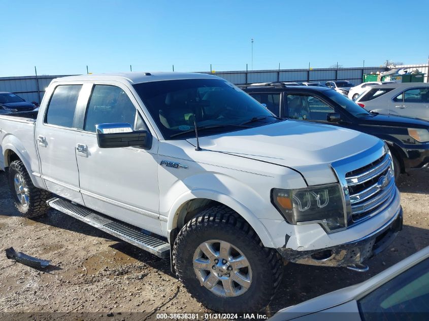 2013 FORD F-150 LARIAT - 1FTFW1EF7DFA24424