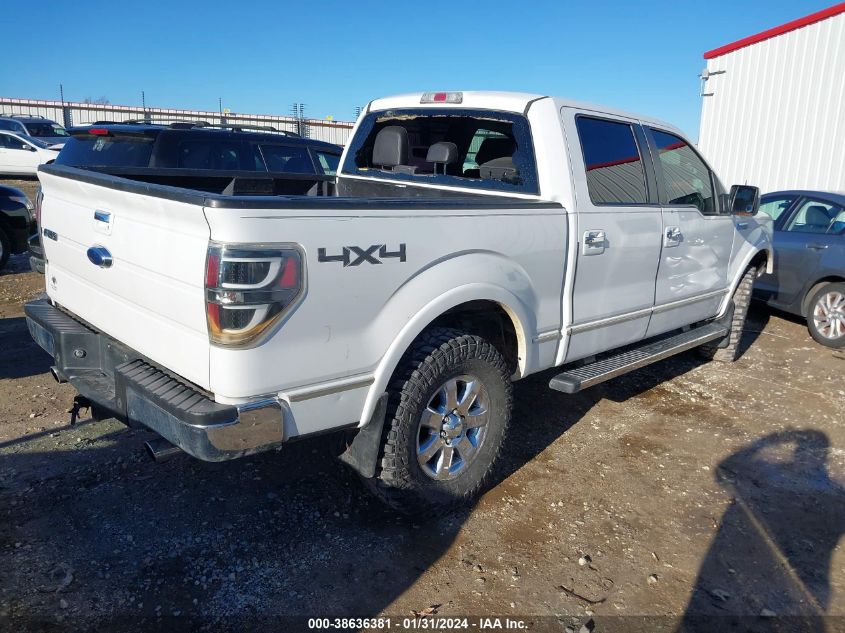 2013 FORD F-150 LARIAT - 1FTFW1EF7DFA24424